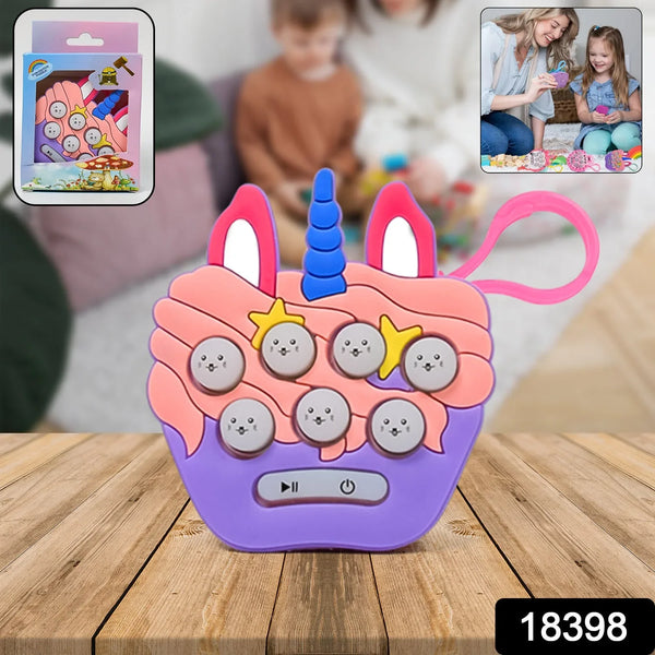 Mini Push Bubbles Game with Keychain & Music Game (1 Pc) - justgrabit.in | Just Grab It