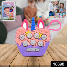 Mini Push Bubbles Game with Keychain & Music Game (1 Pc) - justgrabit.in | Just Grab It