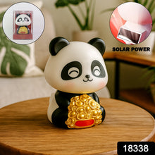 Solar Powered Moving Panda Car Dashboard Decoration – 1 Pc - justgrabit.in | Just Grab It