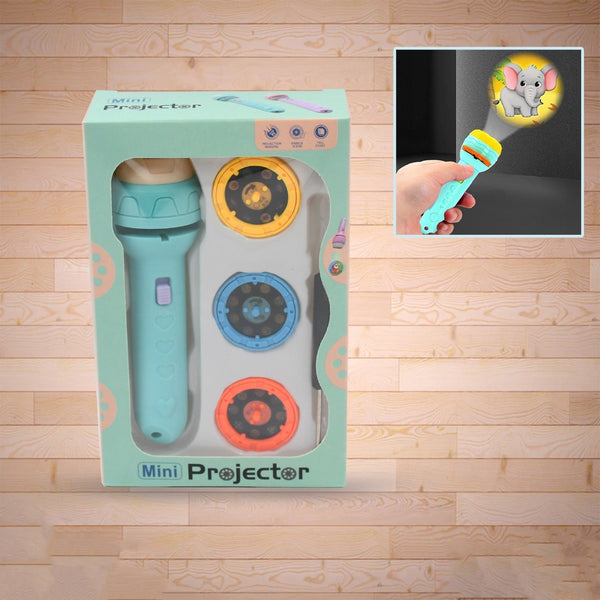 Mini Slide Projector for Kids with 3 Slide and Animated Pattern Learning Toy - justgrabit.in | Just Grab It