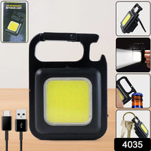 Mini Rechargeable Keychain Flashlight - 4 Light Modes with Folding Bracket & Magnetic Base - justgrabit.in | Just Grab It