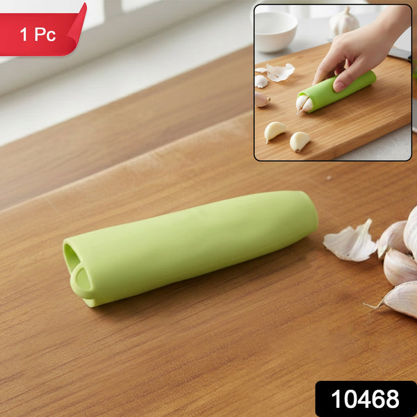 Silicone Garlic Peeler Tube Easy Hand Roller Peeling Tool (1 Pc) - justgrabit.in | Just Grab It