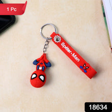 Cute Cartoon Silicone 3D Key Chain with Metal Hook & Strap (Pack of 1) - justgrabit.in | Just Grab It