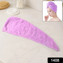 Quick Turban Hair - Drying Absorbent Microfiber Towel / Dry Shower Caps, Hair accessories (1 Pc / Mix Design) - Justgrabit Inc.