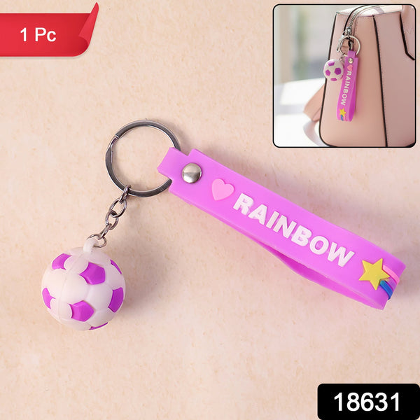 Cute Silicone 3D Key Chain with Metal Hook & Strap (Pack of 1) - justgrabit.in | Just Grab It