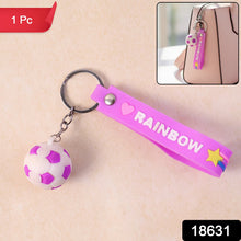 Cute Silicone 3D Key Chain with Metal Hook & Strap (Pack of 1) - justgrabit.in | Just Grab It