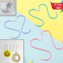 S Shape Metal Hooks for Hanging, Heavy Duty S Shaped Hooks for Hanging Clothes, Metal Hooks for Kitchen, Wardrobe, Work Shop, Bathroom, Garden, Office (6 Pcs Set) - Justgrabit Inc.