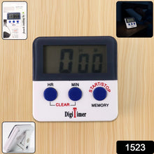 Digital Kitchen Timer with Alarm | Stop Watch Timer for Kitchen | Kitchen Timer with Magnetic Stand |Timer Clock for Study - justgrabit.in | Just Grab It