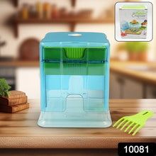 2 - in - 1 Potato Chipper & Slicer – French Fries Maker with Two - Blade Cutter (1 Pc) - Justgrabit Inc.