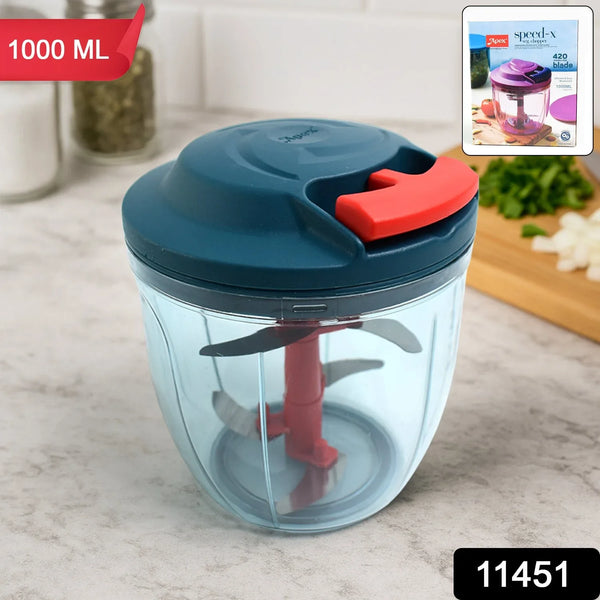 Apex Speed - X Hand - Powered Vegetable Chopper (1000 ML) - Justgrabit Inc.