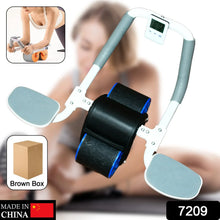 Abdominal Roller Wheel, Automatic Rebound Sponge Handle, Double Wheel Abdominal Roller, Non - Slip Timer Function with Elbow Support for Exercises for Body Fitness Strength Training Home Gym - Justgrabit Inc.