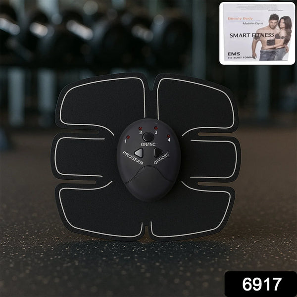 Wireless 6 - Pack Abs Stimulator – Rechargeable Vibrating Muscle Exerciser & Body Massager for Abdominal Training - Justgrabit Inc.