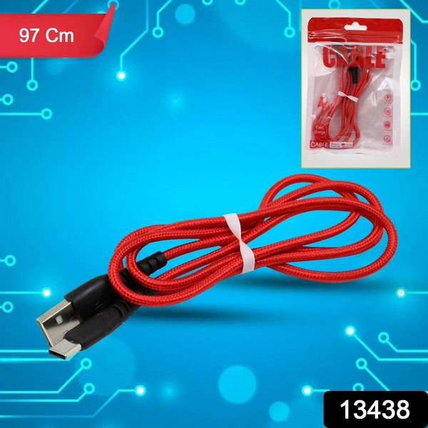 Type C data cable Fast Charging, Data Transfer Cable (97 cm / 1 Pc) - justgrabit.in | Just Grab It