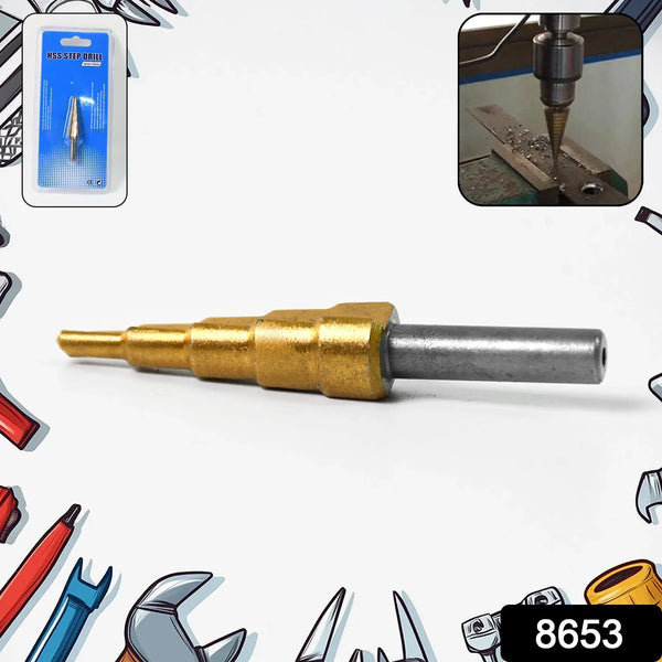 Step Drill Bit for Metal, High-Speed Steel Step Drill Bit (1 pc / 4-12 MM) - Justgrabit Inc.