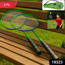 2 Pc Lightweight Kids Badminton Racket Set with Carry Bag - justgrabit.in | Just Grab It