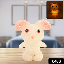 Crystal LED Night Light Lamp – Cute Glowing Animal Decorative Light (1 Pc) - Justgrabit Inc.