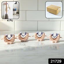 Wall Mounted Broom & Mop Holder Clips (4 Pc Set) - justgrabit.in | Just Grab It