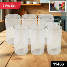 Apex Clear Plastic Tumbler / Glass Set – 6 - Piece Unbreakable - Justgrabit Inc.
