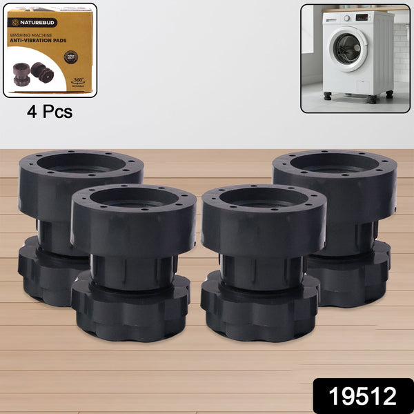 Adjustable Multipurpose AntiVibration For Appliances (Set of 4Pc) - justgrabit.in | Just Grab It