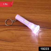 Mini LED Flashlight Keychain Torch (Mix Color & 1 Pc) - justgrabit.in | Just Grab It