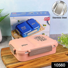 Supermom 2 Partition Stainless Steel Lunch Box - Justgrabit Inc.