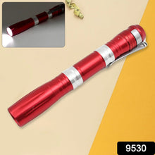 Portable Mini Torch / Flashlight LED Powerful High Lumens Pen Light with Clip, Portable Pocket Compact Torch for Emergency AA Battery operated (1 Pc / Battery not included) - Justgrabit Inc.