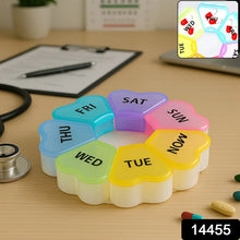 7 - Day Round Weekly Pill Organizer Box (1 Pc) - Justgrabit Inc.