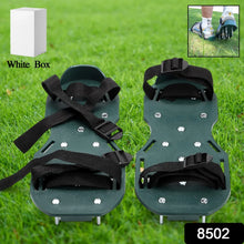 Lawn Aerator Sandals, Garden Grass Aerator Spiked Sandals Green Studded Shoes for Yard Patio Garden Excavation - Justgrabit Inc.