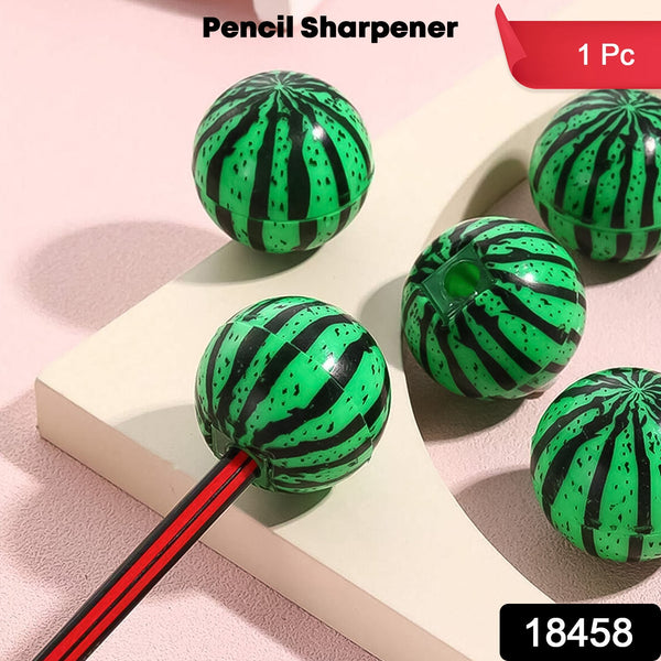 Watermelon Shaped Pencil Sharpener (1 Pc) - justgrabit.in | Just Grab It