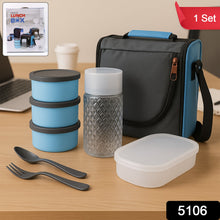All - in - One Lunch Box with Fabric Bag for Office & School - justgrabit.in | Just Grab It