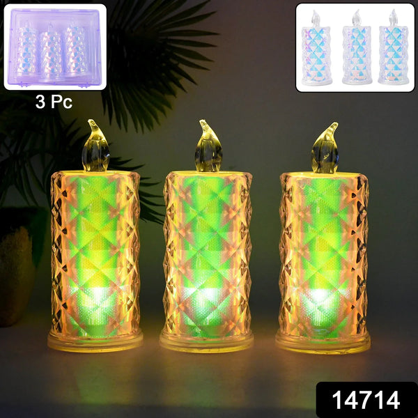 LED Flameless Decorative Candle Lights (3 Pc / Set) - Justgrabit Inc.