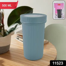 Apex Double Wall Inner Steel Travel Glass (500ml) Approx (1 Pc / Mix Color) - Justgrabit Inc.