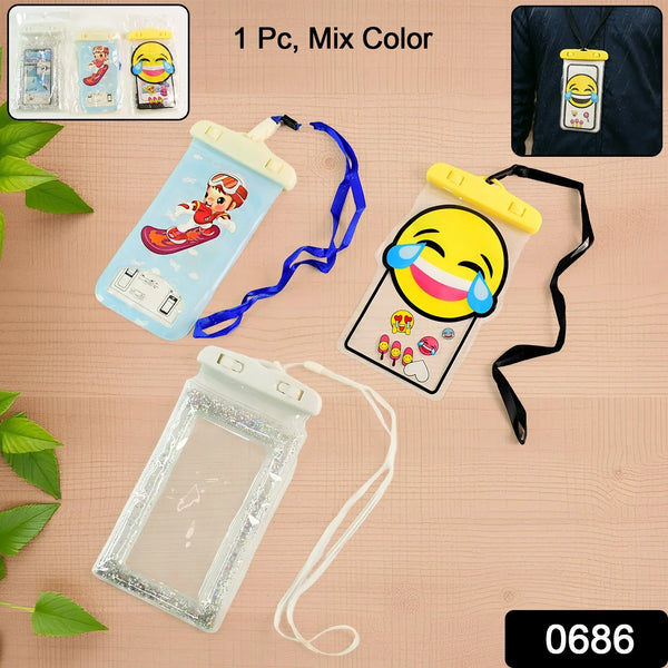 Mix Color Waterproof Mobile Phone Case (Mix Color / 1 Pc) - justgrabit.in | Just Grab It