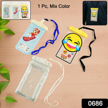 Mix Color Waterproof Mobile Phone Case (Mix Color / 1 Pc) - justgrabit.in | Just Grab It
