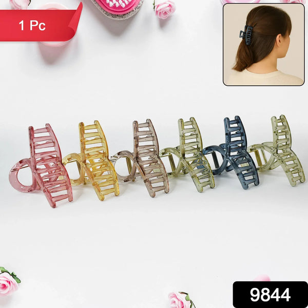 Plastic Hair Clamp Grip, Simple Matte Hair Barrette Clamp (1 Pc) - Justgrabit Inc.