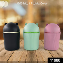 Apex Mini Tabletop Dustbin (1 Pc / 1200 ML / Mix Color) - Justgrabit Inc.