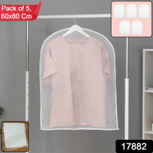 Short Hanging Garment Storage Cover Pack of 5 (60 × 80 cm) - justgrabit.in | Just Grab It