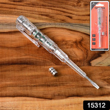 Electrical Detector Slotted Screwdriver With Small Batteries (1 Pc) - Justgrabit Inc.