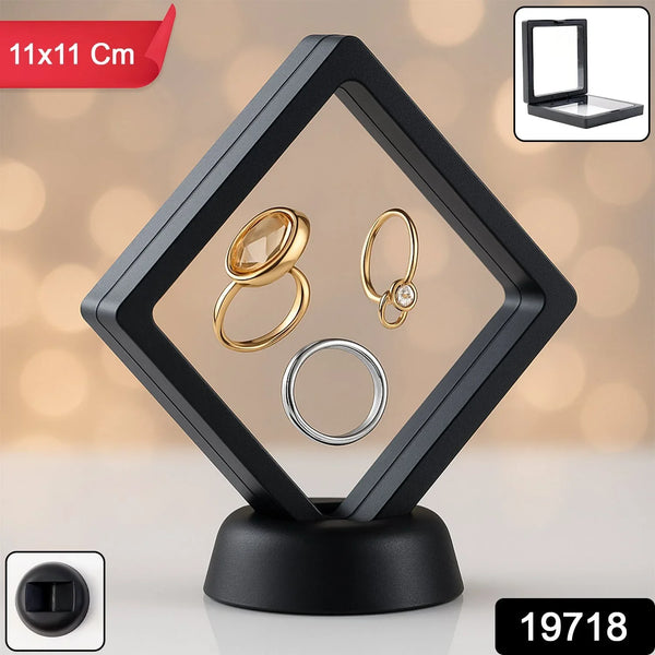 Transparent Jewellery Display Box (11x11 cm / 1 Pc) - justgrabit.in | Just Grab It