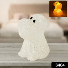 Dog Shape Crystal LED Night Light Lamp – Cute Glowing Animal Decorative Light (1 Pc) - Justgrabit Inc.