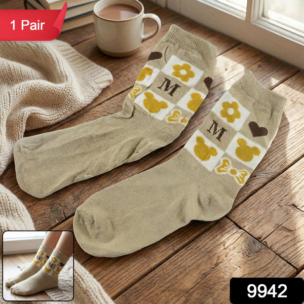 Premium Soft Light Socks (1 Pair / Long) - justgrabit.in | Just Grab It