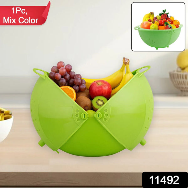 Apex Smart Basket 3in1 Multiuse Fruit And Vegetable Bowl (1 Pc / Mix Color) - Justgrabit Inc.