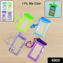 Pouch Cover Mobile Water Protector (1 Pc / Mix Color / Mix Design) - justgrabit.in | Just Grab It