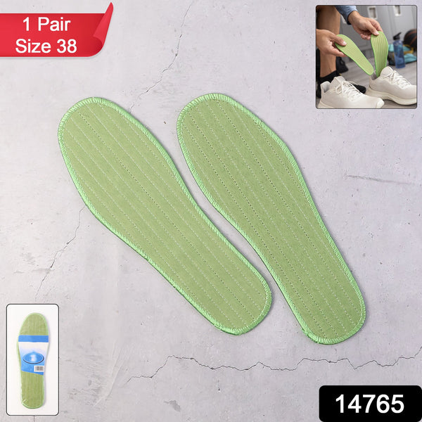 Premium Comfort Shoe Insoles for Daily Foot Support Size 38 (1 Pair / Mix Design) - justgrabit.in | Just Grab It