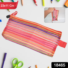 Transparent Zippered Nylon Mesh Multi Purpose Pouch / Purse - justgrabit.in | Just Grab It
