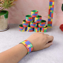 Colorful Snap Slap Bracelet Toy (12 Pc Set ) - justgrabit.in | Just Grab It