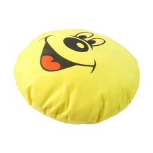 Cute Round Smiley Face Soft Pillow Cushion (30 x 30 Cm / 1 Pc) - justgrabit.in | Just Grab It