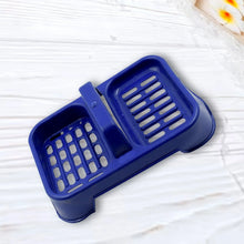 2in1 Plastic Soap Case, Dual Section Soap Holder for Bathroom or Kitchen Sink ,Sabudani(1 Pc / Multicolor) - Justgrabit Inc.