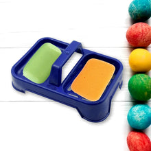 2in1 Plastic Soap Case, Dual Section Soap Holder for Bathroom or Kitchen Sink ,Sabudani(1 Pc / Multicolor) - Justgrabit Inc.