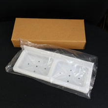Wall Mounted Double Compartment Soap & Sponge Holder (1 Pc) - Justgrabit Inc.